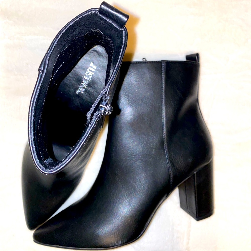 Black Heeled Booties